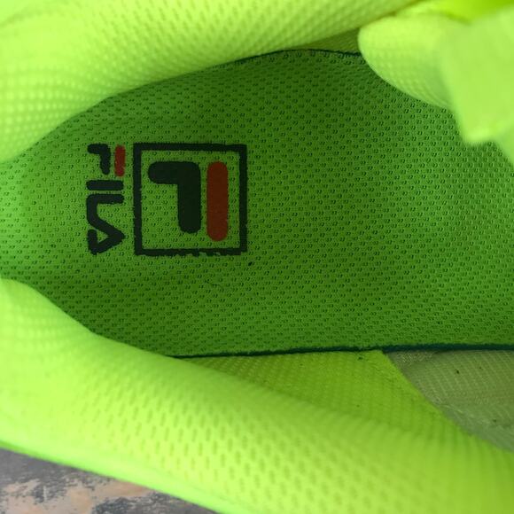 FILA Oakmont Trail Safety Yellow Running Shoes Women 9.5 Chunky Streetwear Boho - Picture 11 of 12